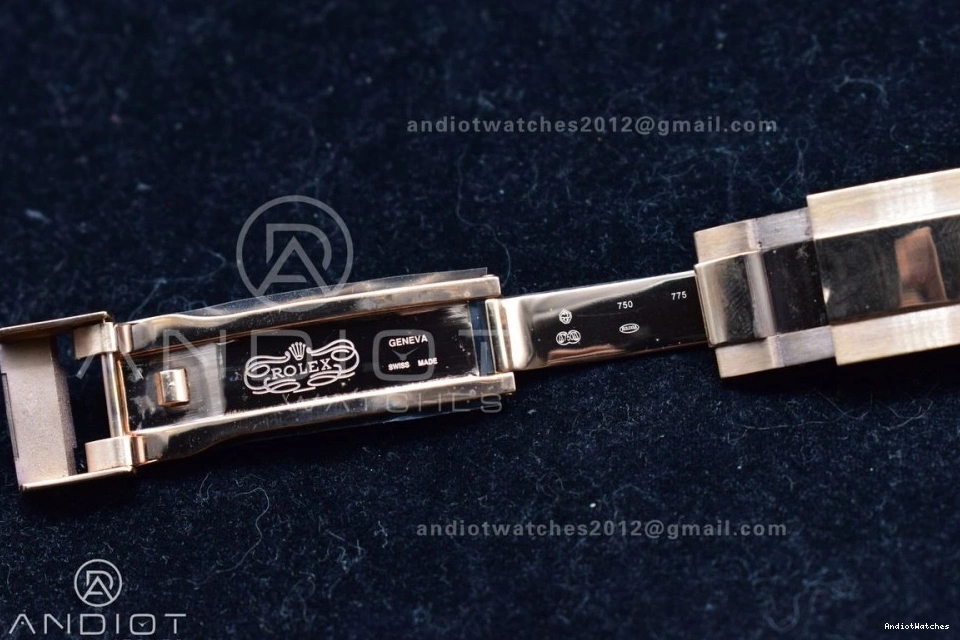 RG Ceramic Blue TopPick YachtMaster on A 1223 Edition RG Bracelet 1:1 Best 116685 II GMF 0429